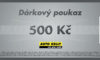 Auto Kelly dárkový poukaz 500 Kč